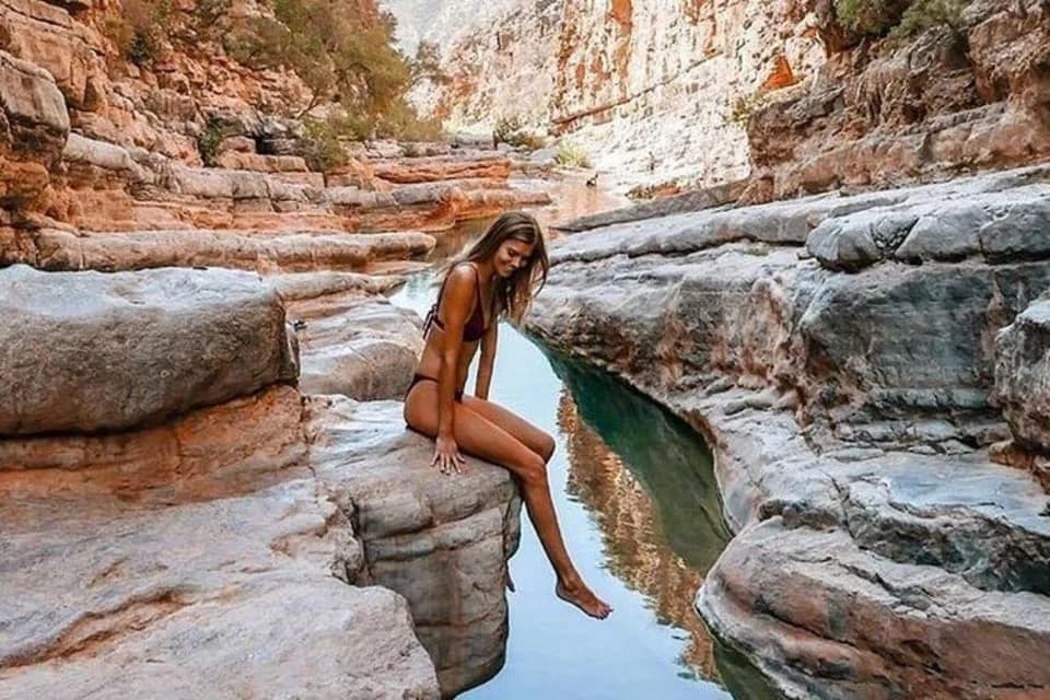 مسابح وادي الجنة الطبيعية