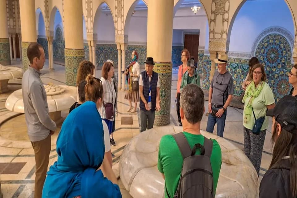 Inneres der Hassan-II.-Moschee
