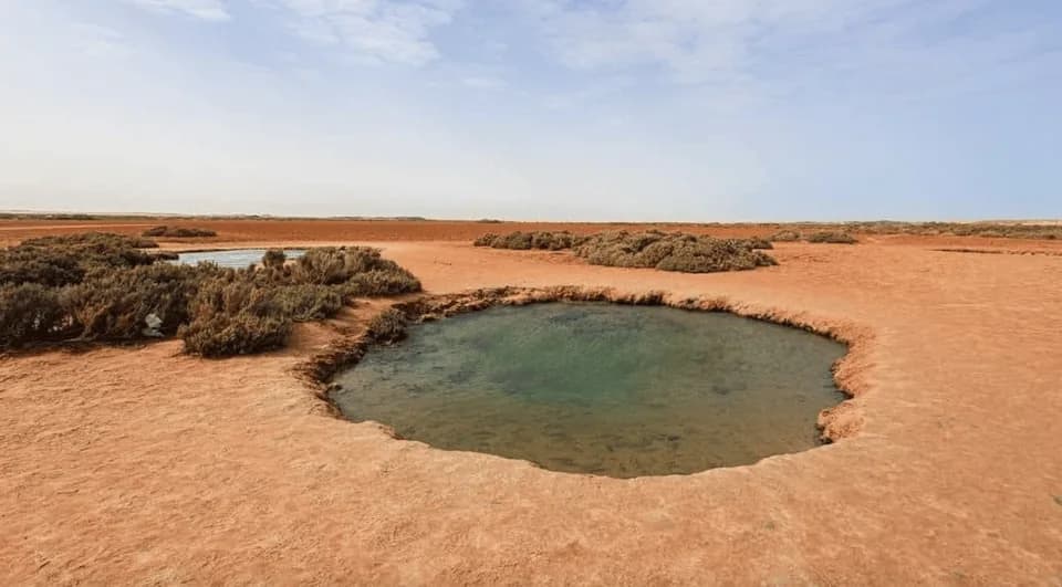 صحراء وكثيب الداخلة الأبيض