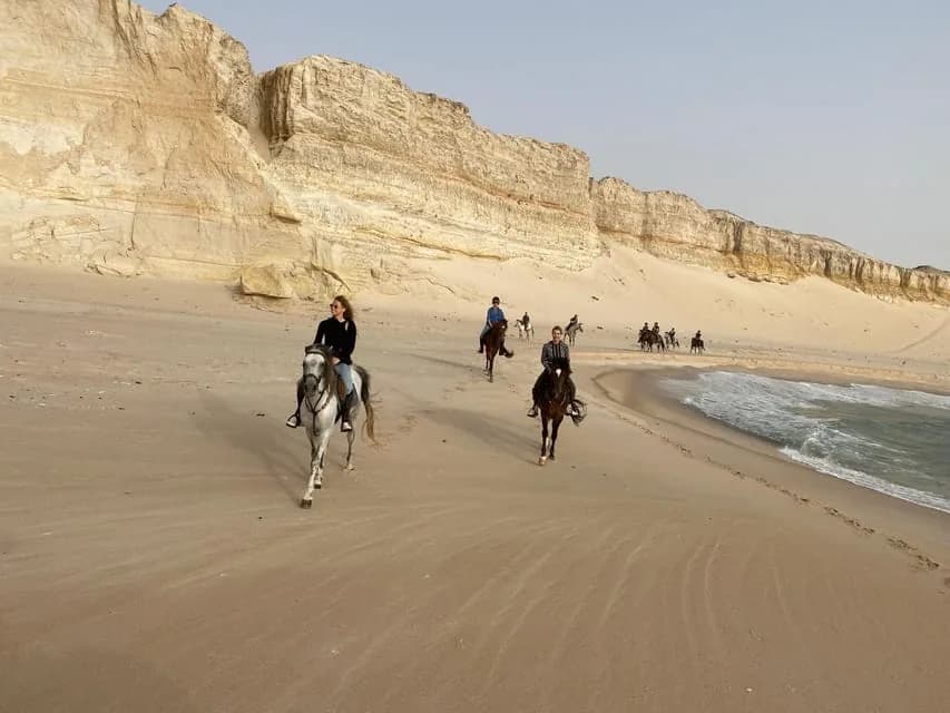 Reitausflug an der Küste von Essaouira