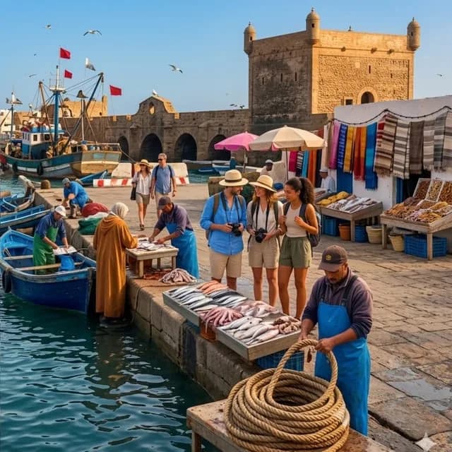 Blauer Hafen von Essaouira