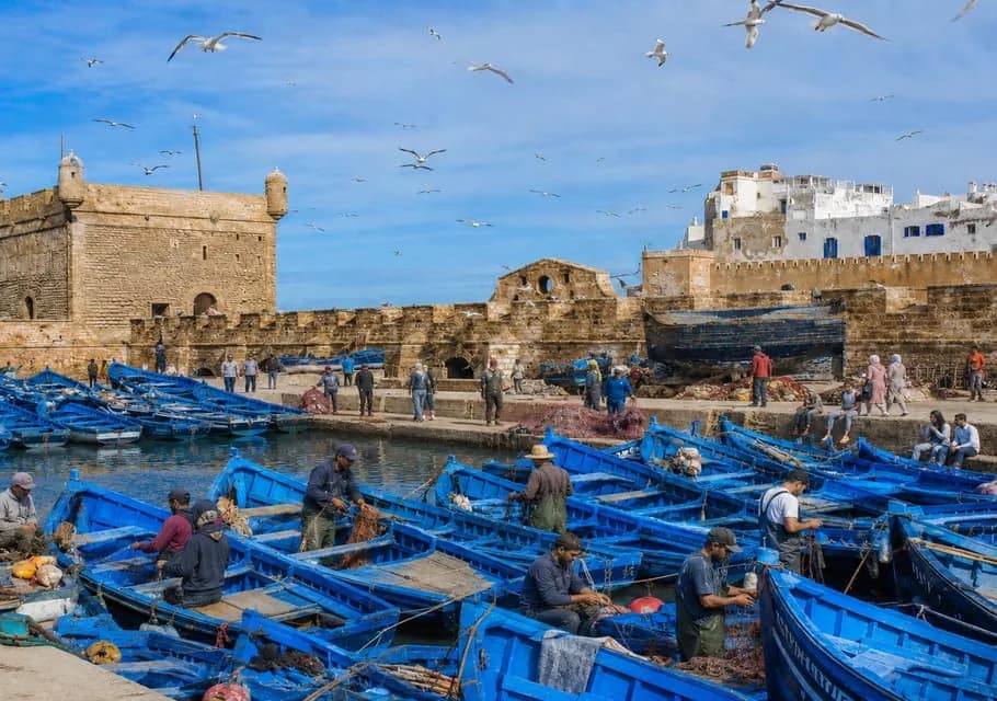 Mauern und Hafen von Essaouira