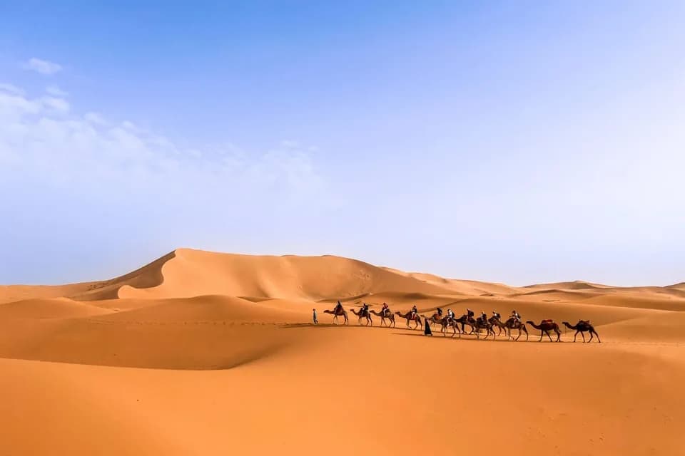 كثبان عرق الشبي في مرزوكة