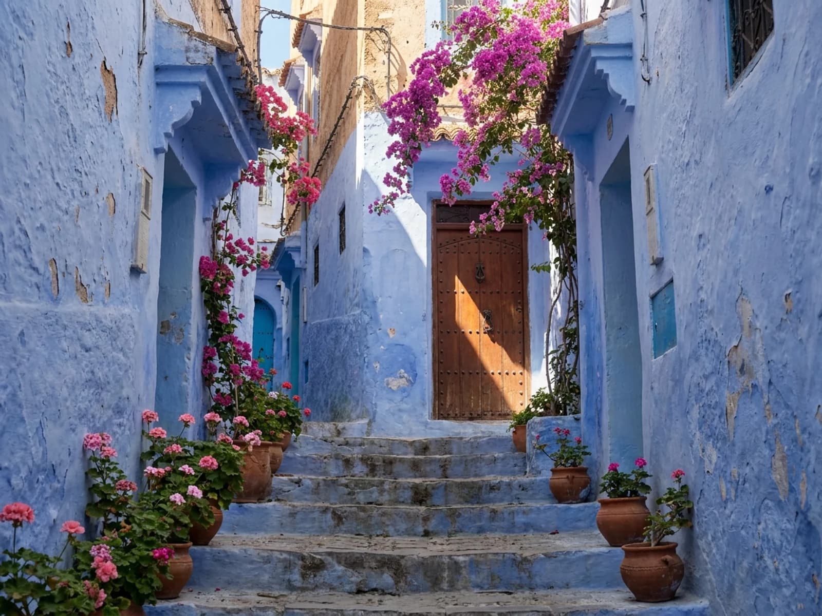 Ruelle bleue de la médina de Chefchaouen