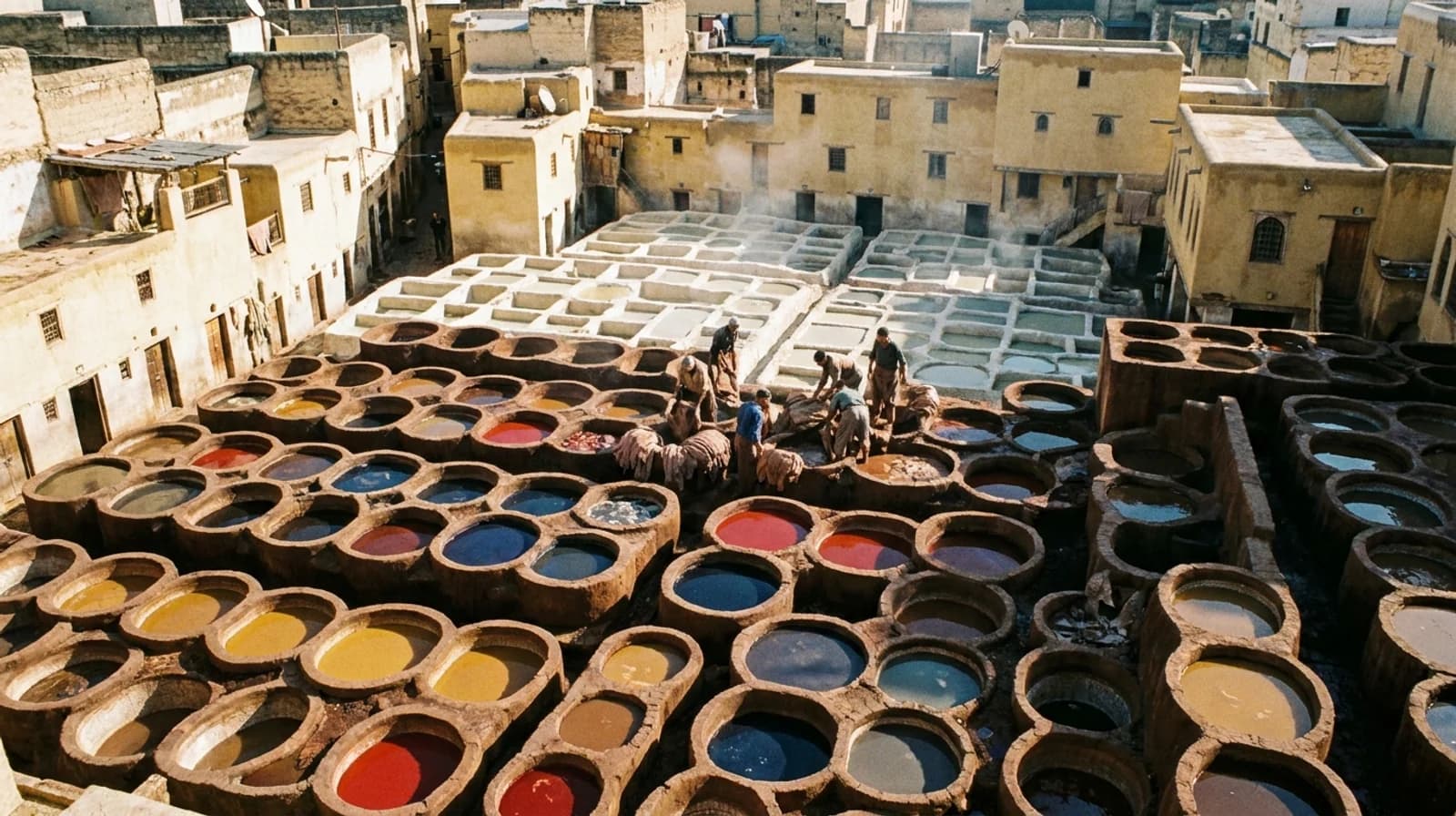 Tanneries Chouara dans la médina de Fès